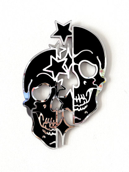 Skull with Stars Wall Hanging