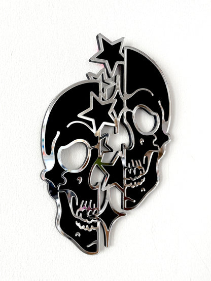 Skull with Stars Wall Hanging