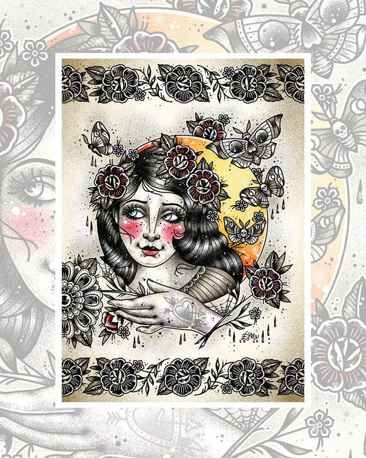 Sun Lady Art Print