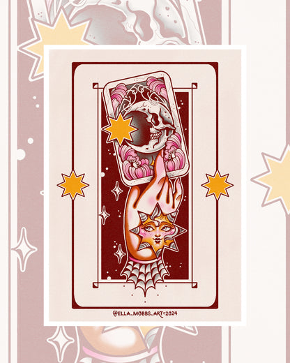 The Moon Tarot Art Print