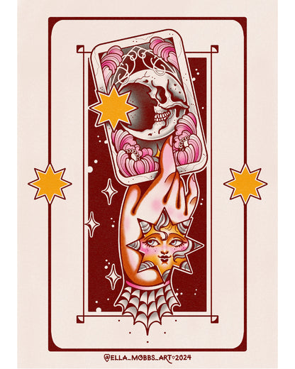 The Moon Tarot Art Print