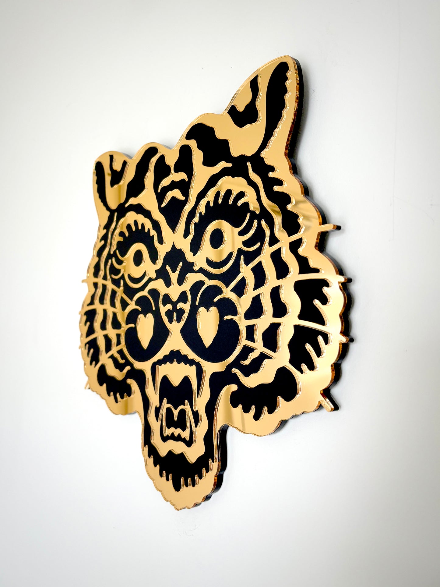 Tiger Mirror Wall Hanging