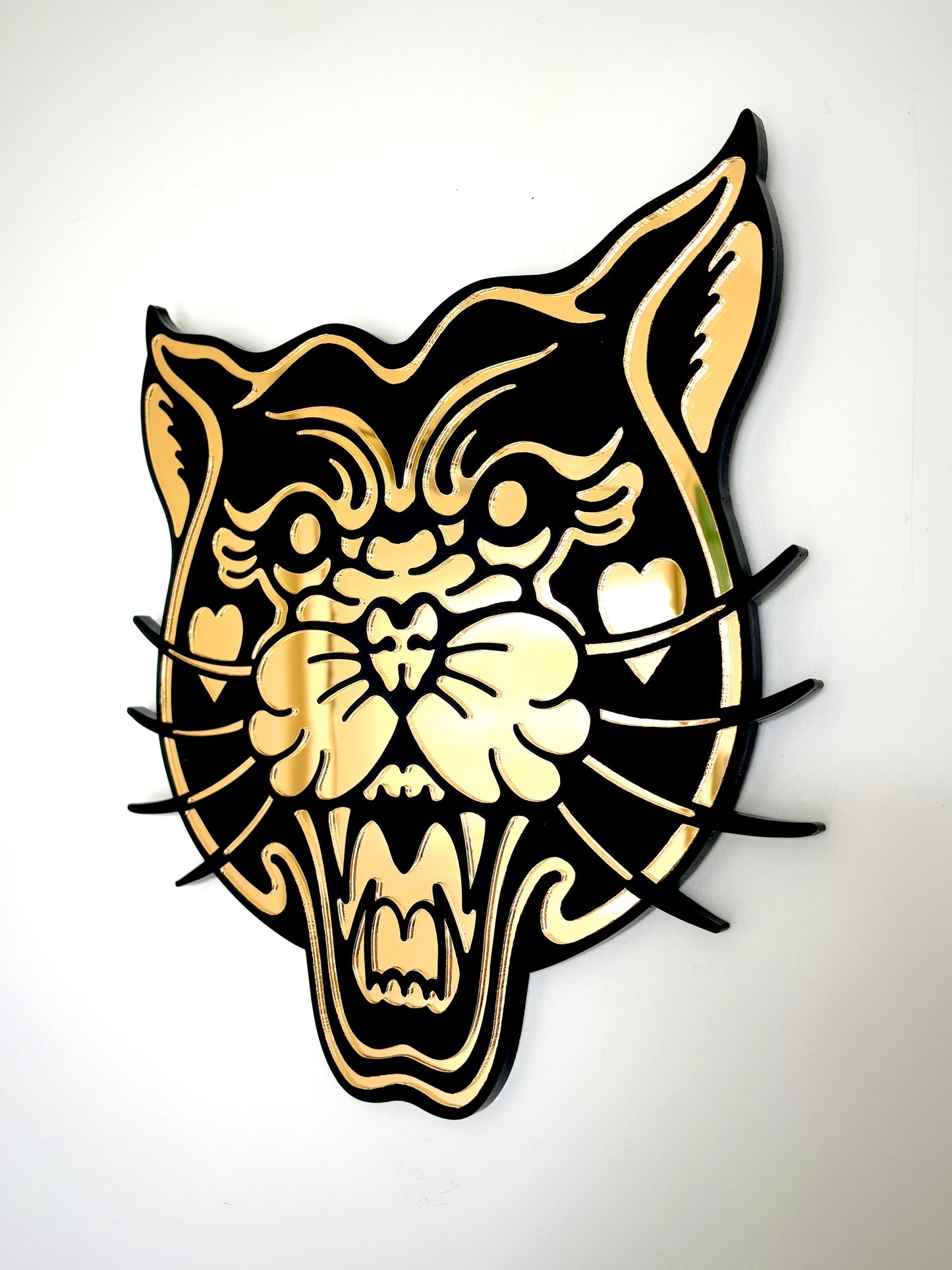 Panther Mirror Wall Hanging