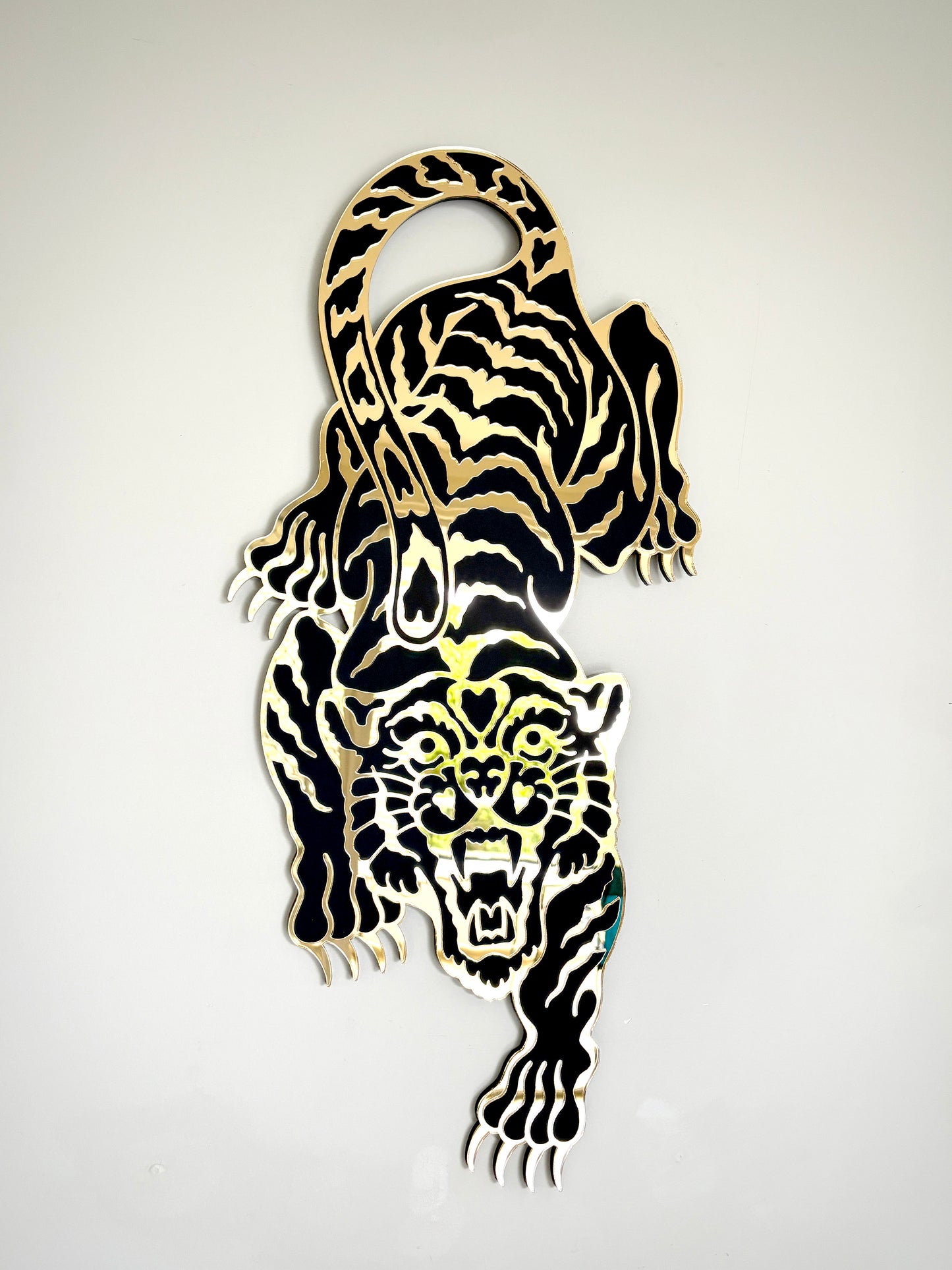 Tiger Mirror Wall Hanging