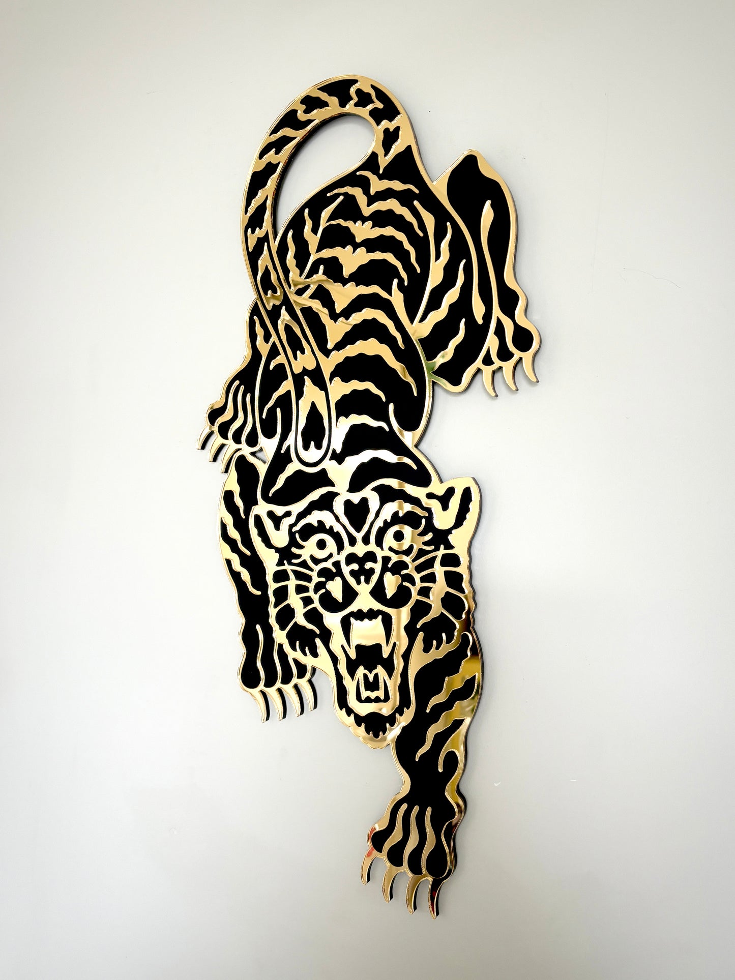 Tiger Mirror Wall Hanging