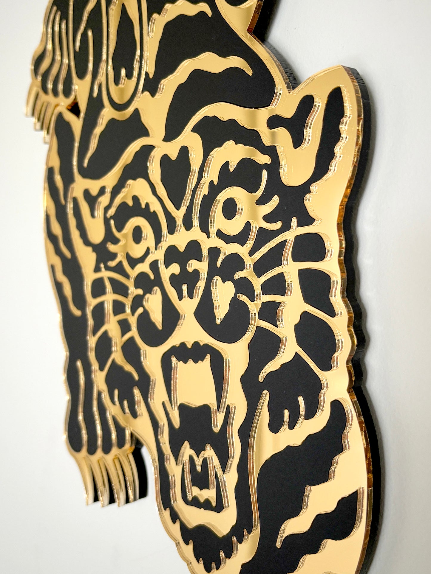 Tiger Mirror Wall Hanging