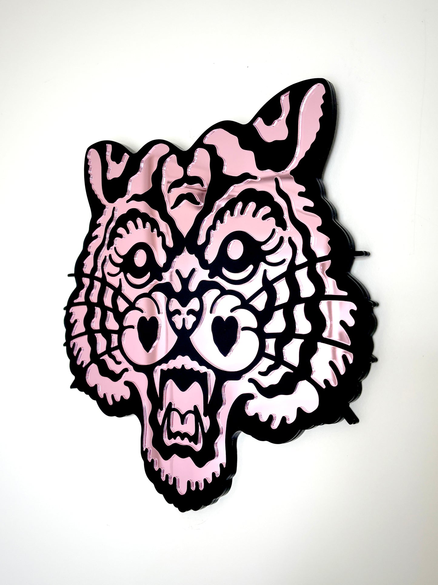 Tiger Mirror Wall Hanging