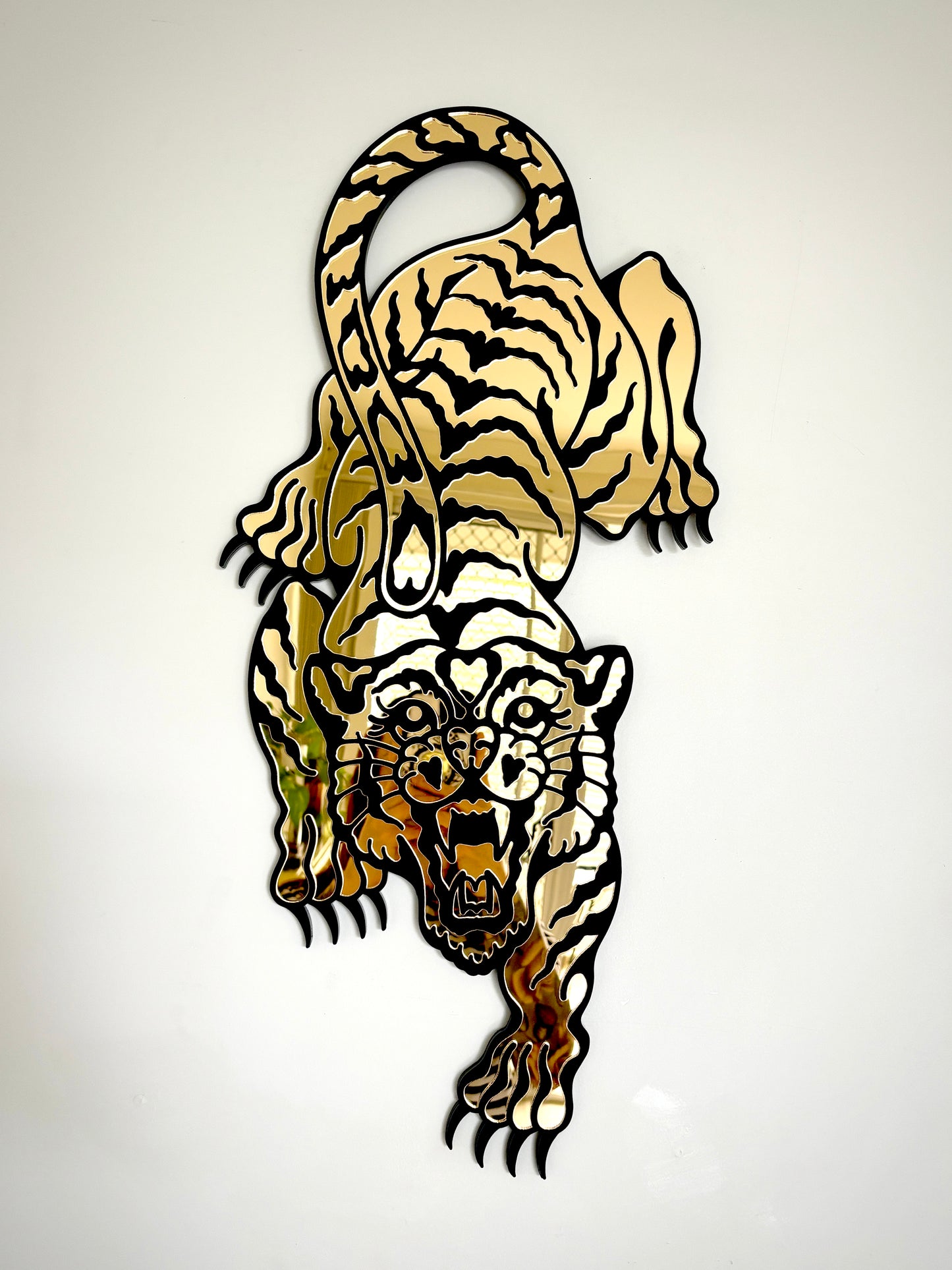 Tiger Mirror Wall Hanging