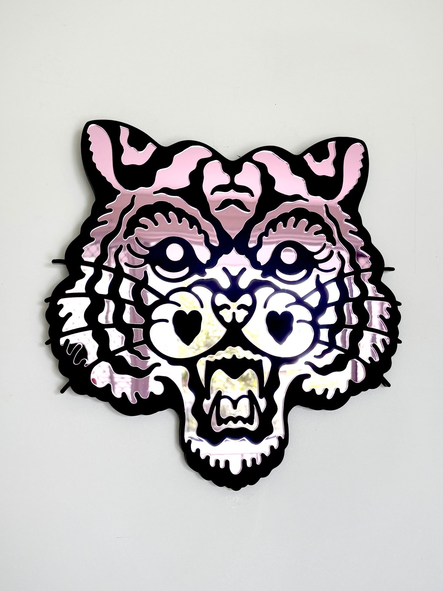 Tiger Mirror Wall Hanging