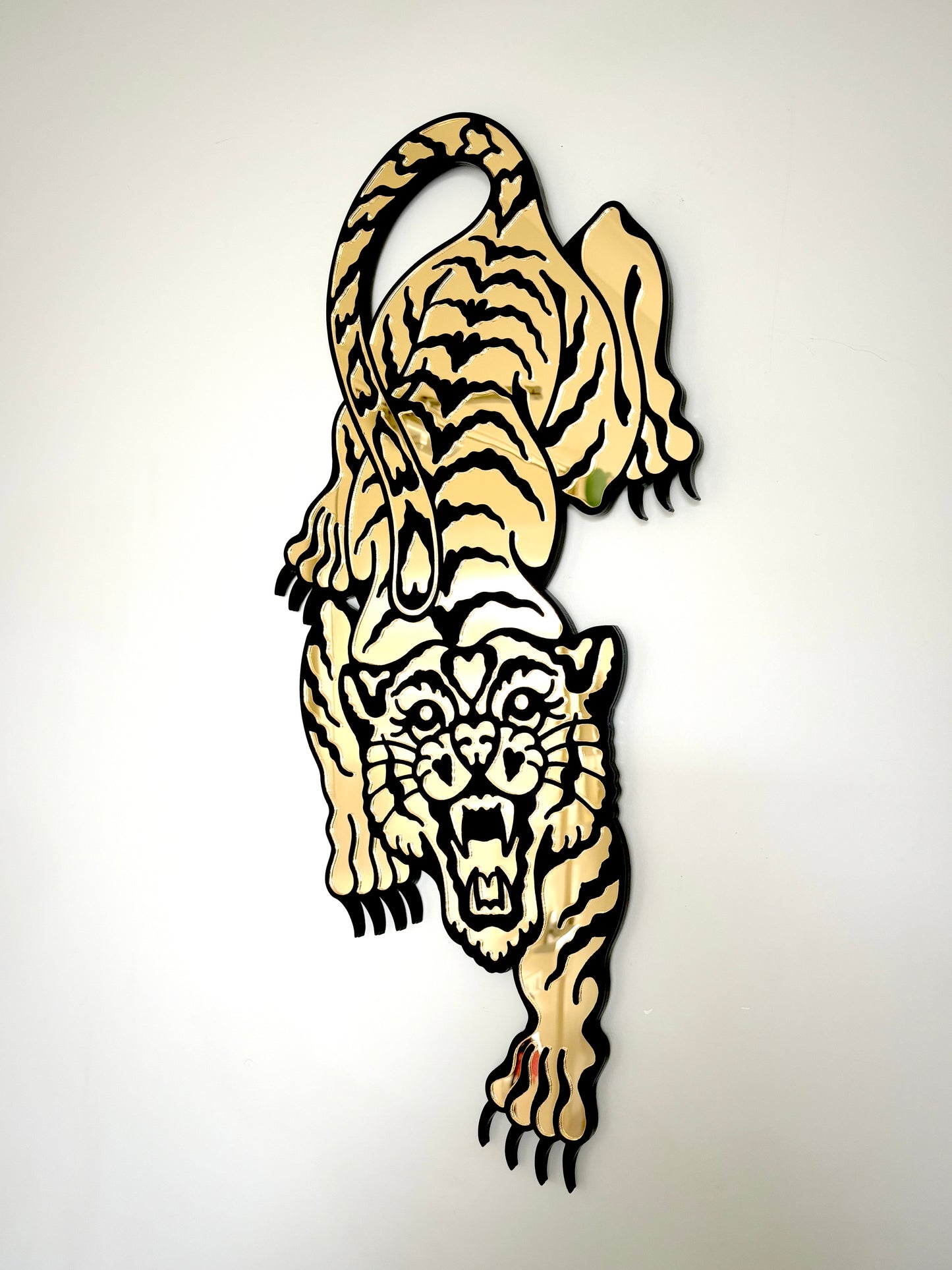 Tiger Mirror Wall Hanging