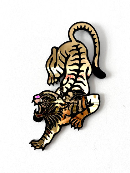 Crawling Tiger Wall Hanging