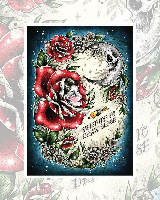 Venture Close Art Print
