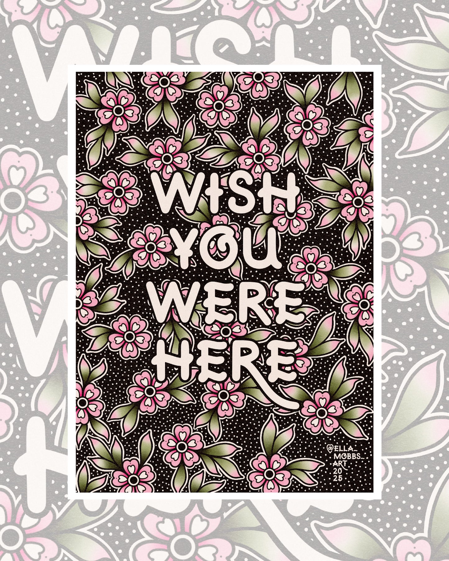 Wish You Were Here Art Print