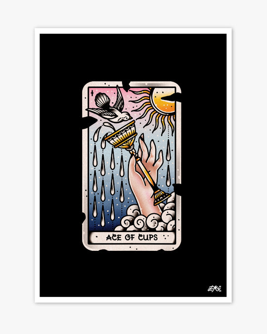 Ace of Cups Tarot Print