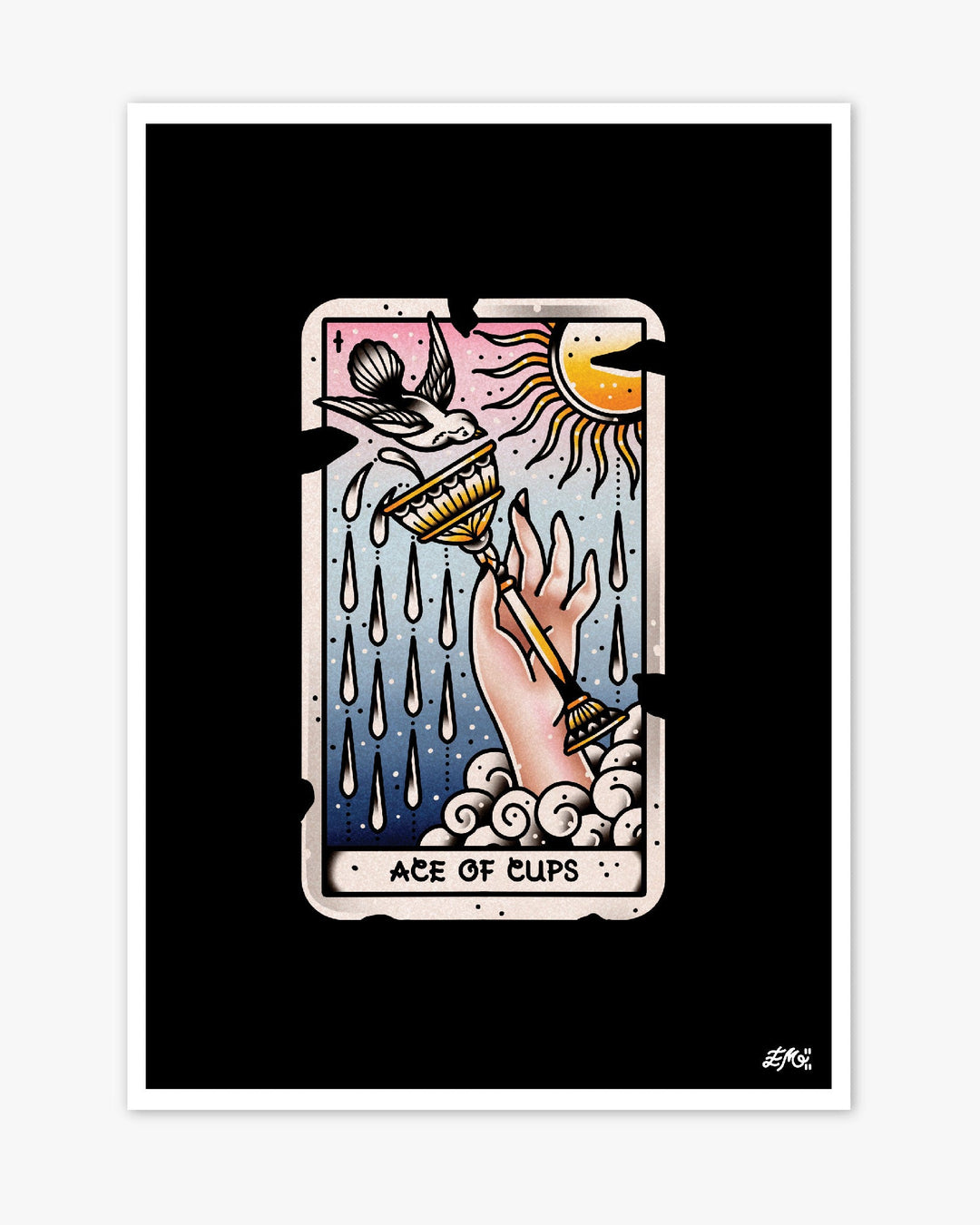 Ace of Cups Tarot Print - Ella Mobbs