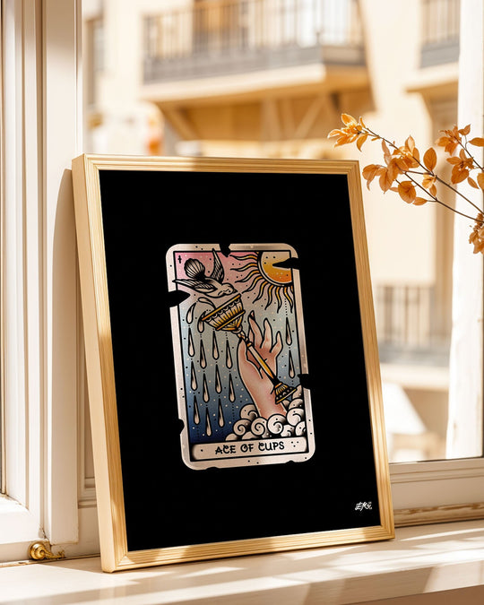 Ace of Cups Tarot Print - Ella Mobbs