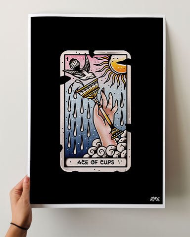 Ace of Cups Tarot Print - Ella Mobbs