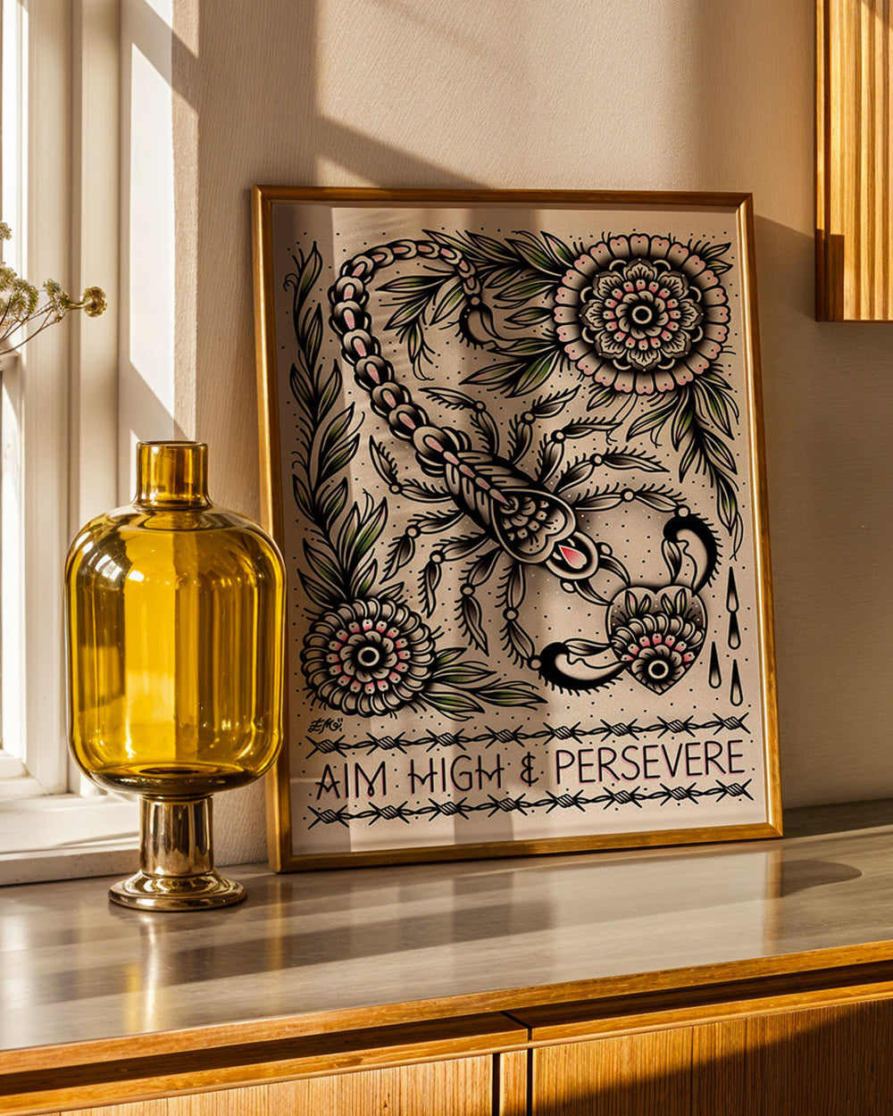 Aim High Scorpion Print