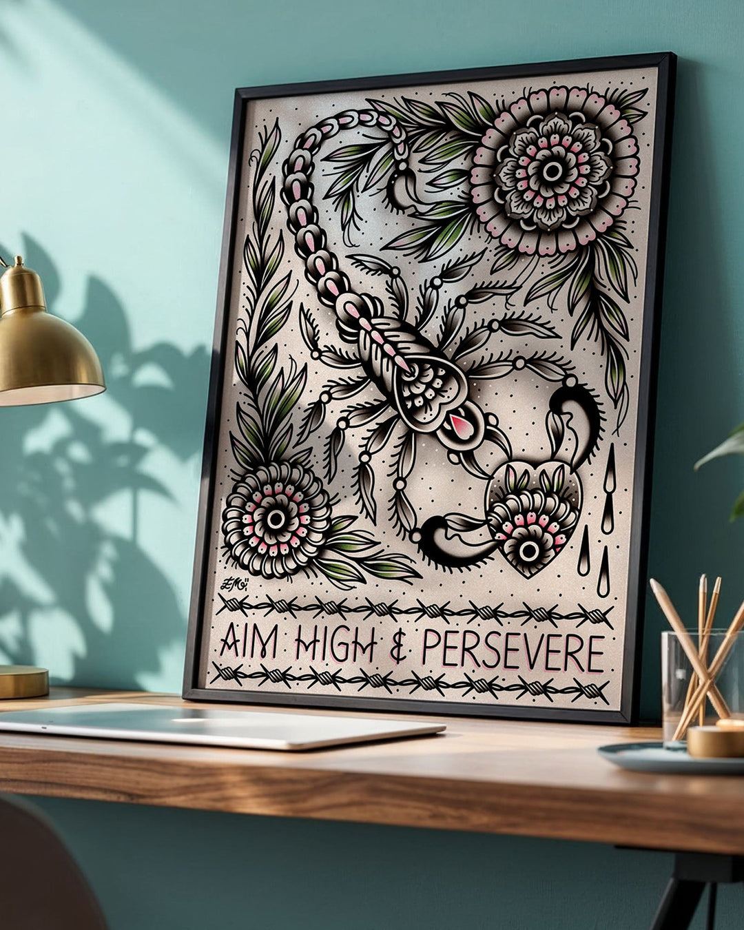 Aim High Scorpion Print - Ella Mobbs