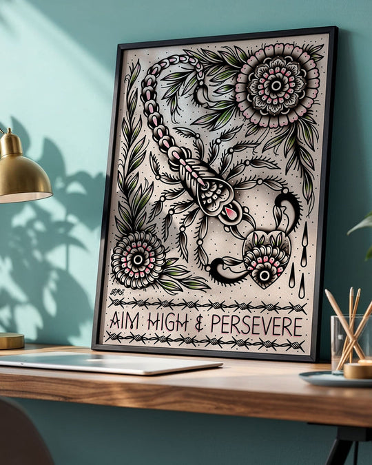 Aim High Scorpion Print - Ella Mobbs