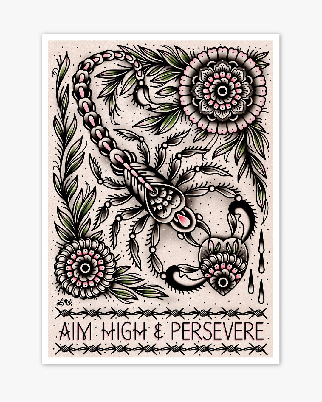 Aim High Scorpion Print - Ella Mobbs