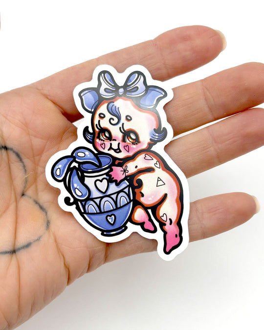 Aquarius Sticker - Ella Mobbs