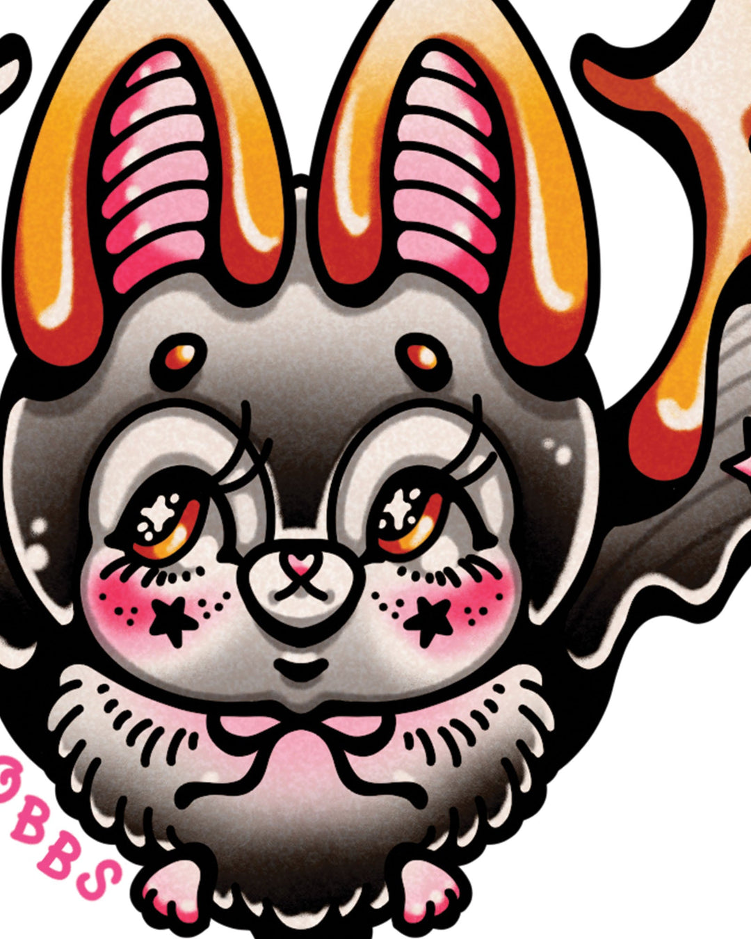 Baby Bat Print - Ella Mobbs