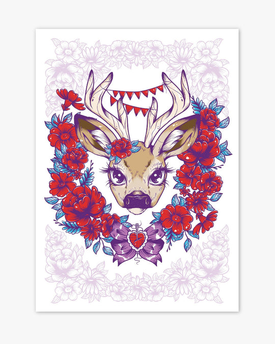 Bambi Deer Print - Ella Mobbs