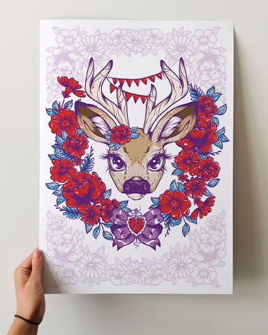 Bambi Deer Print - Ella Mobbs