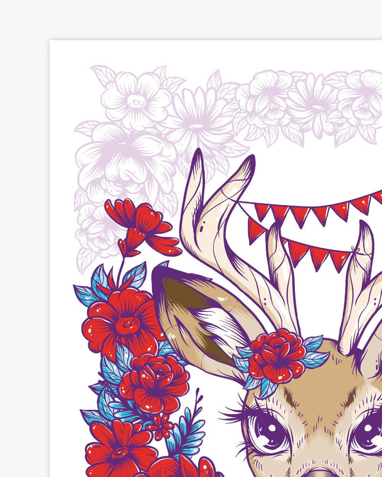 Bambi Deer Print - Ella Mobbs