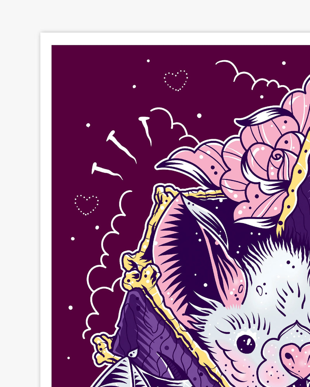 Bat Coffin Print - Ella Mobbs