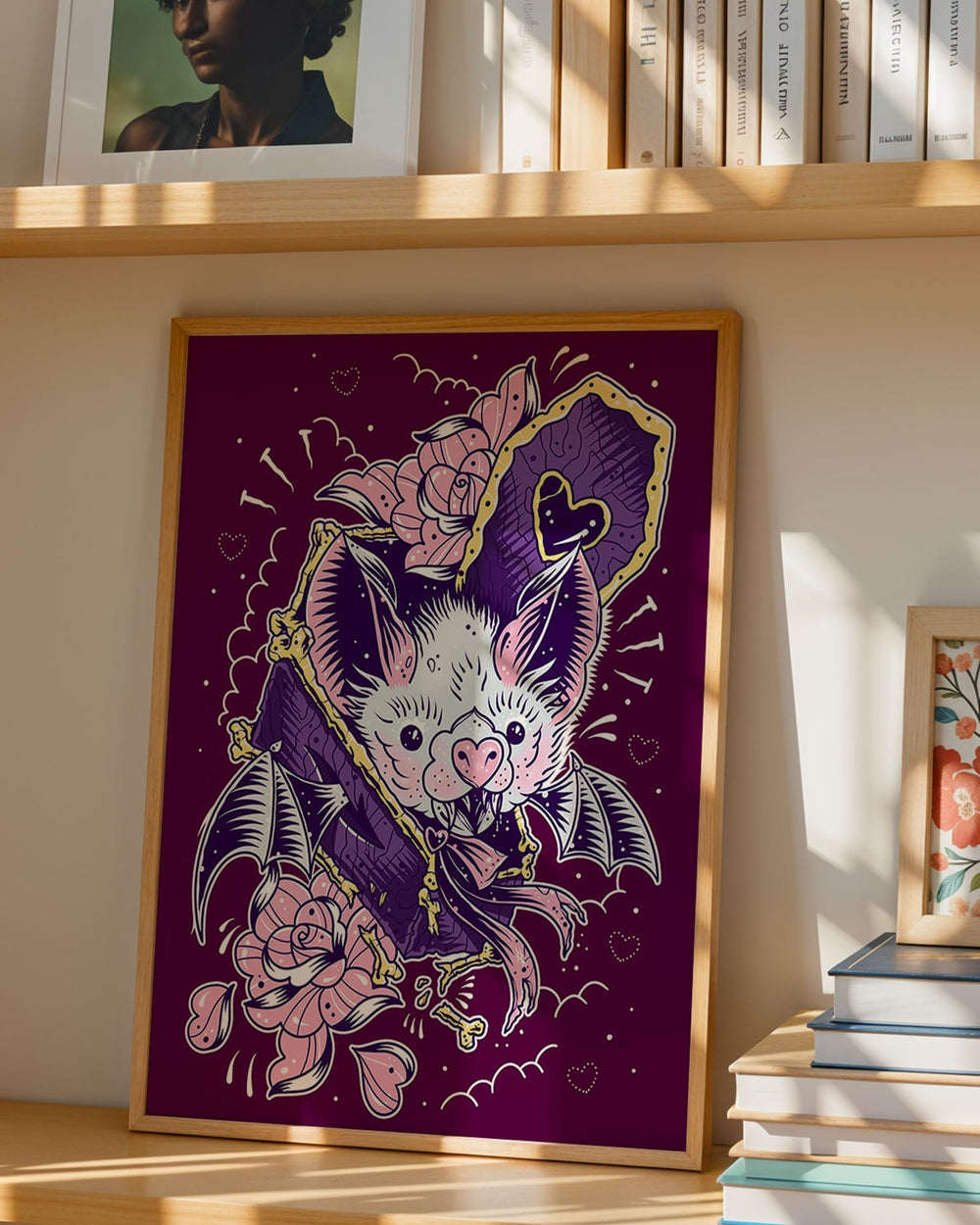 Bat Coffin Print - Ella Mobbs