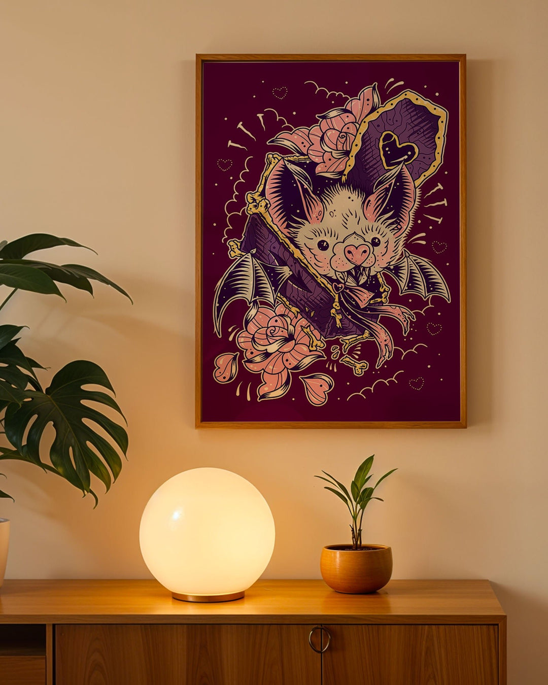 Bat Coffin Print - Ella Mobbs
