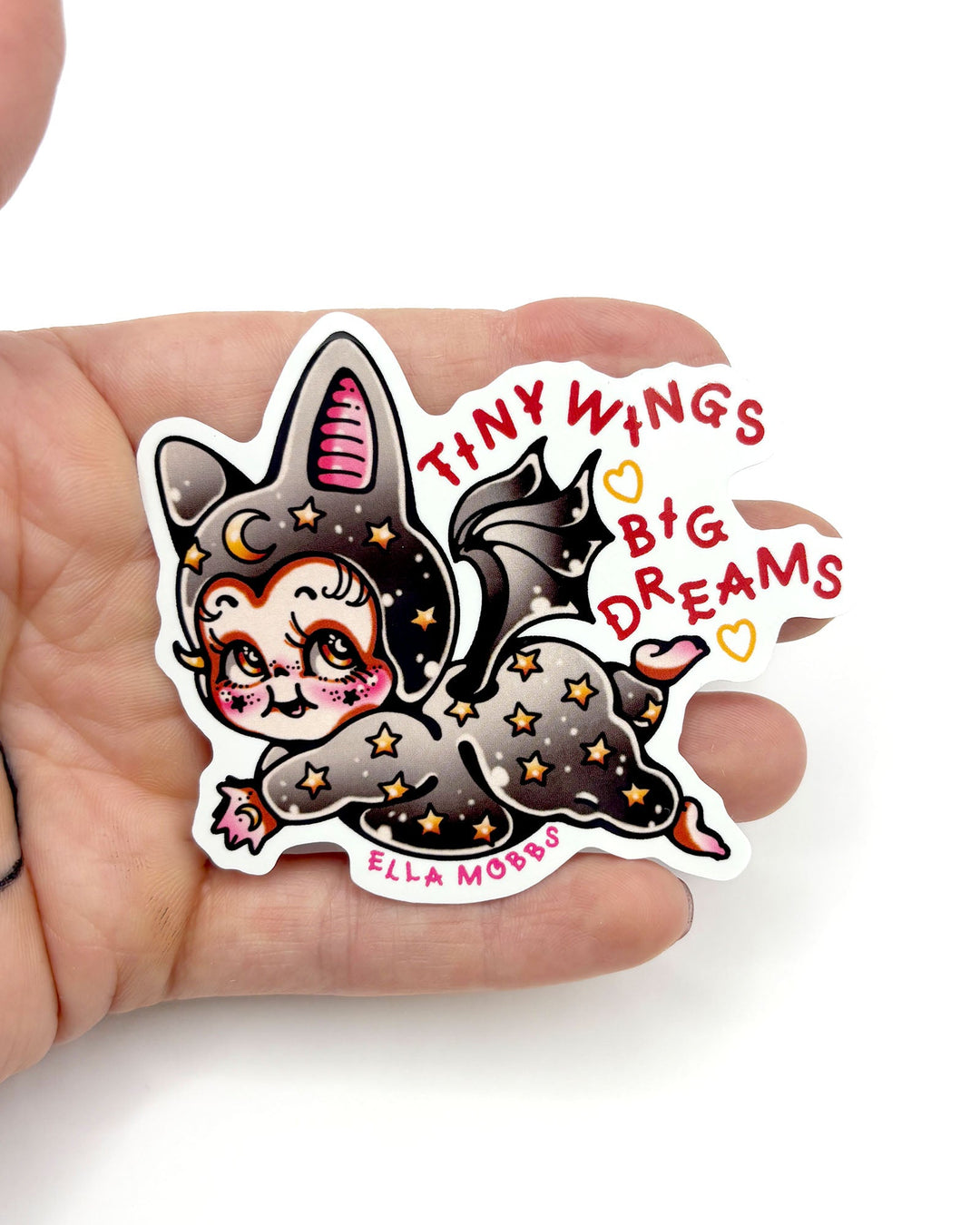 Bat Dreamer Sticker - Ella Mobbs