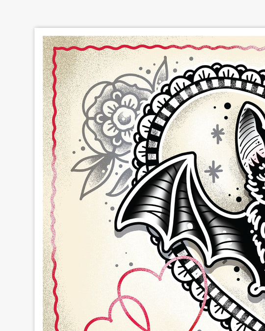 Bat Echoes Print - Ella Mobbs
