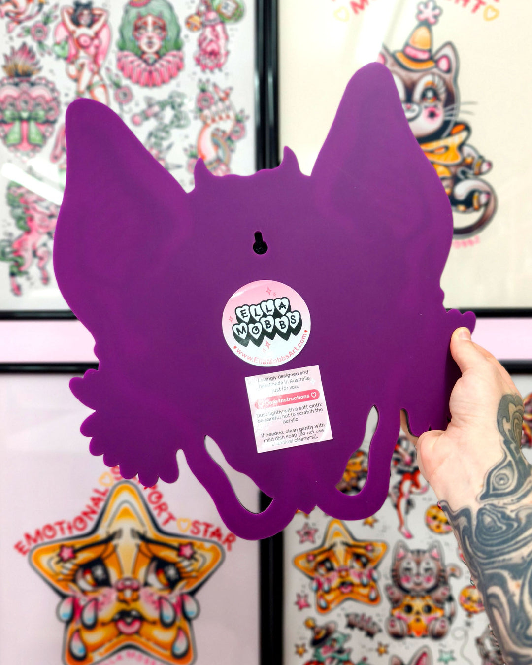 Bat Head 30cm/11.8" - Ella Mobbs