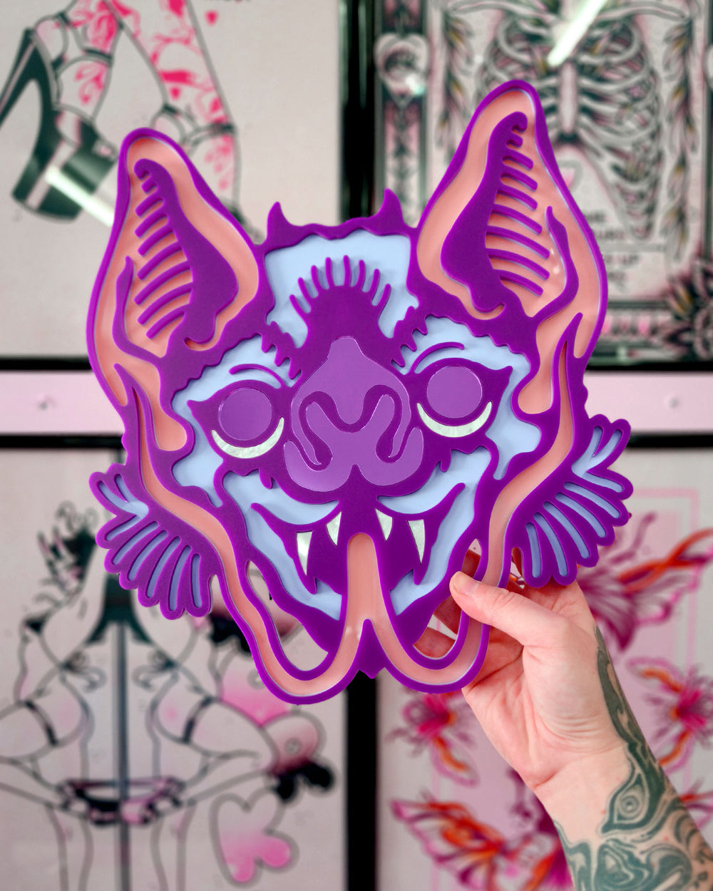 Bat Head Wall Hanging
