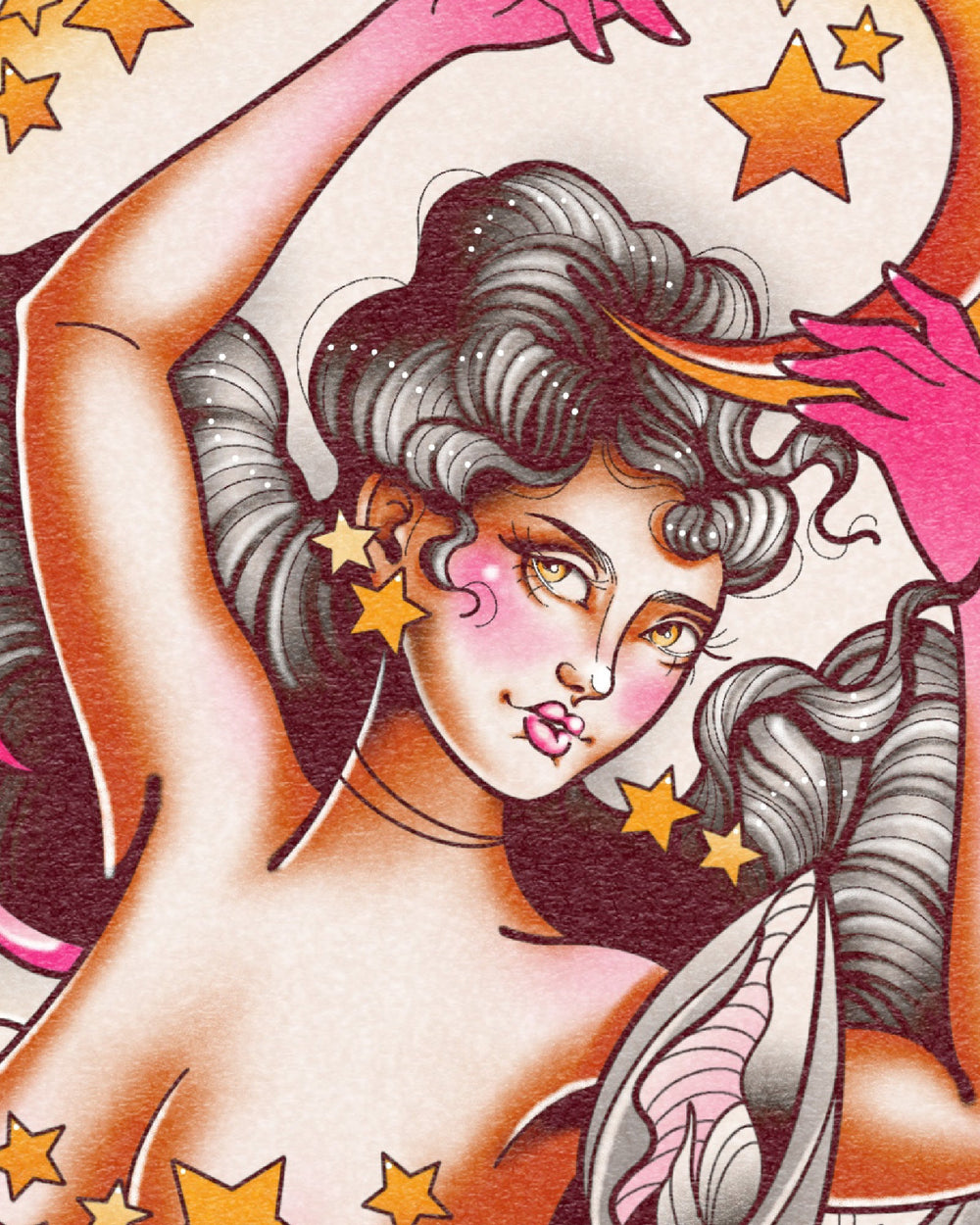 Bat Lady Print - EllaMobbs