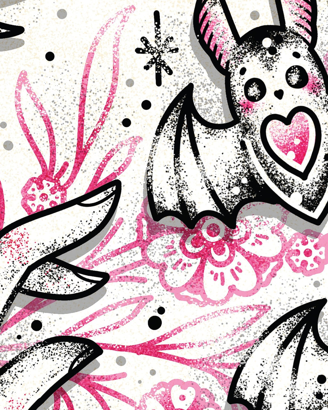 Bat Walker Print - Ella Mobbs