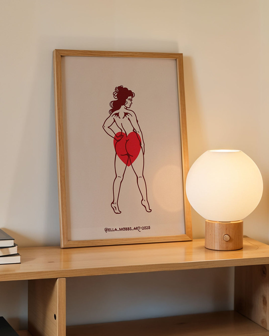 Bat Wings and Booty Print - Ella Mobbs