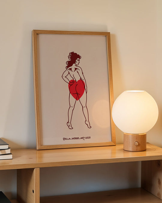 Bat Wings and Booty Print - Ella Mobbs