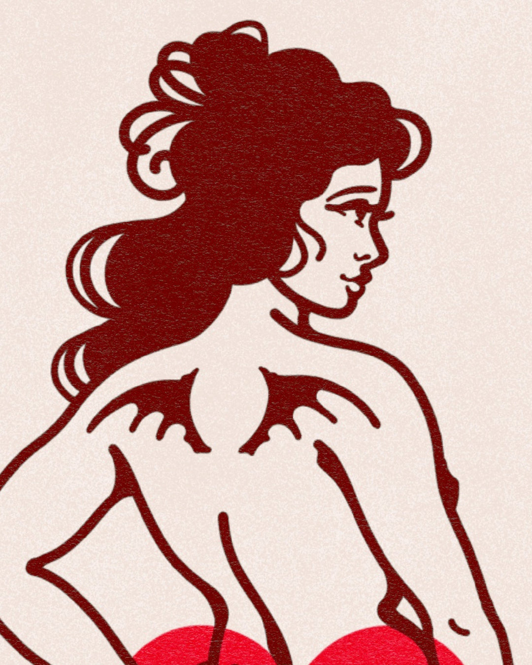 Bat Wings and Booty Print - Ella Mobbs