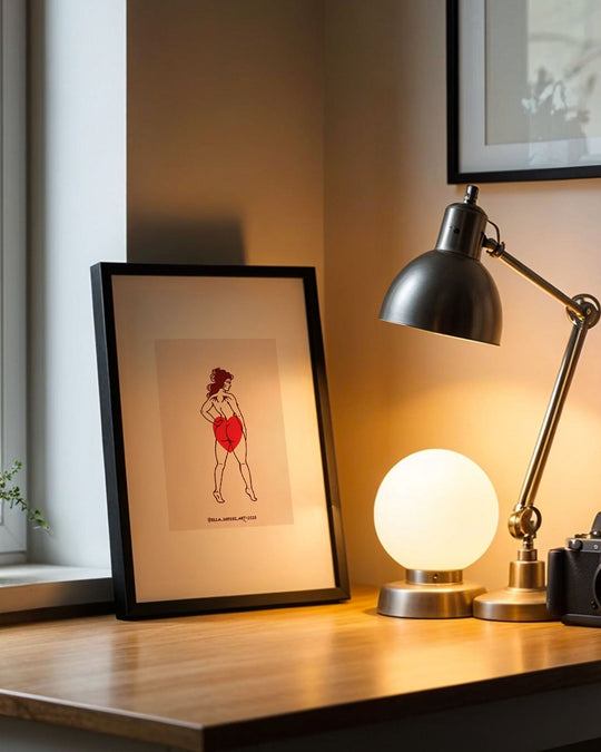 Bat Wings and Booty Print - Ella Mobbs