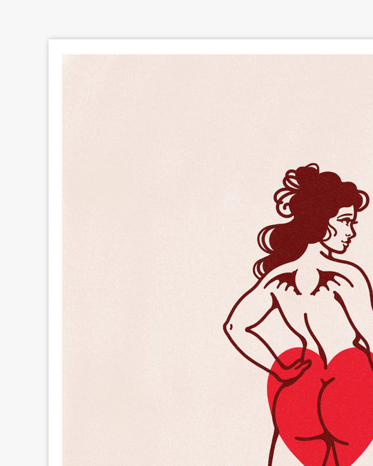 Bat Wings and Booty Print - Ella Mobbs