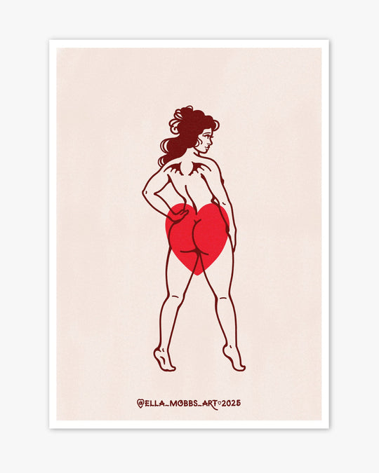 Bat Wings and Booty Print - Ella Mobbs