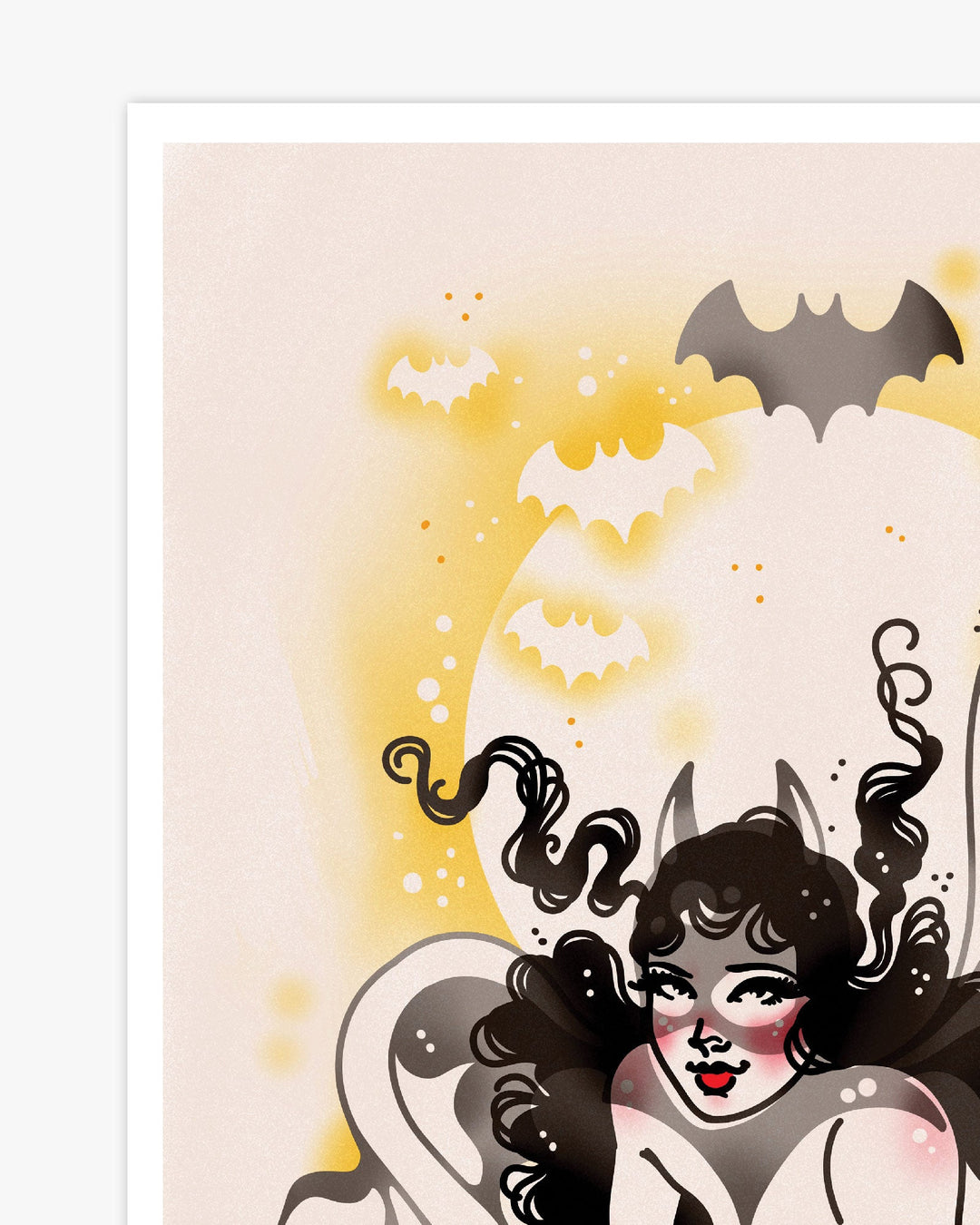 Bat Woman Print - Ella Mobbs