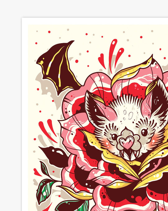 Batty Blossom Print - Ella Mobbs