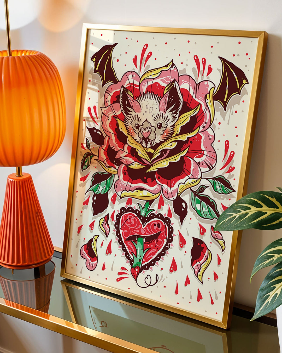 Batty Blossom Print - Ella Mobbs