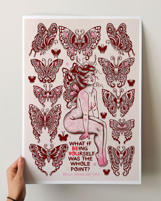 Be Yourself Print - Ella Mobbs