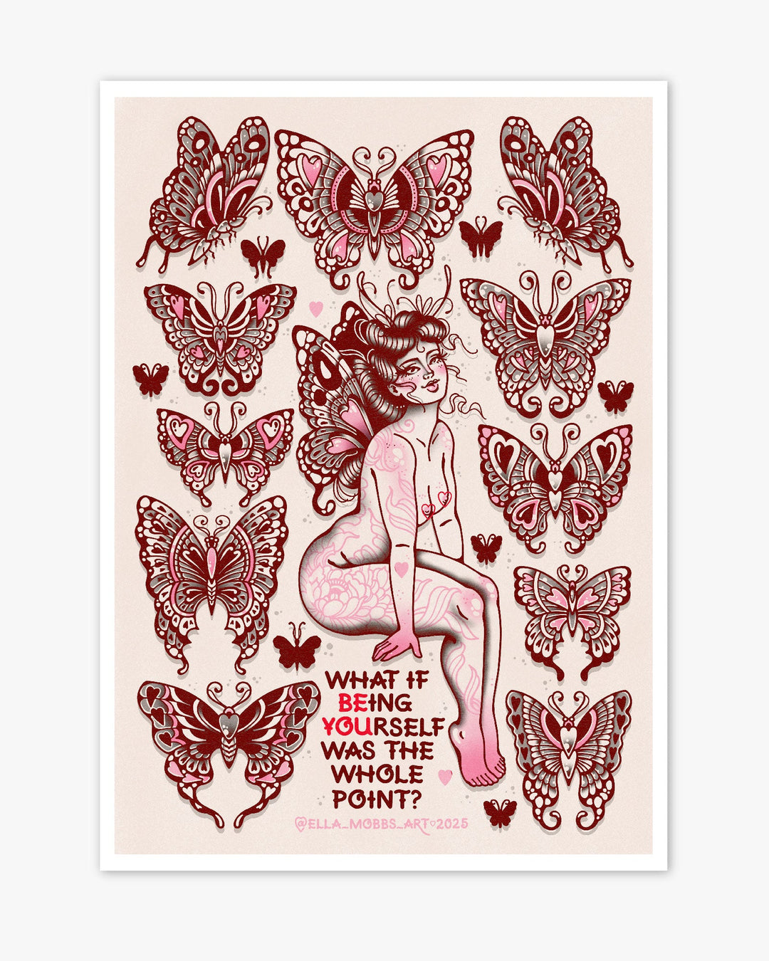 Be Yourself Print - Ella Mobbs